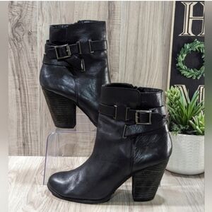 Vince Camuto "Harriet" Boots Women's Size 8.5 Black Leather